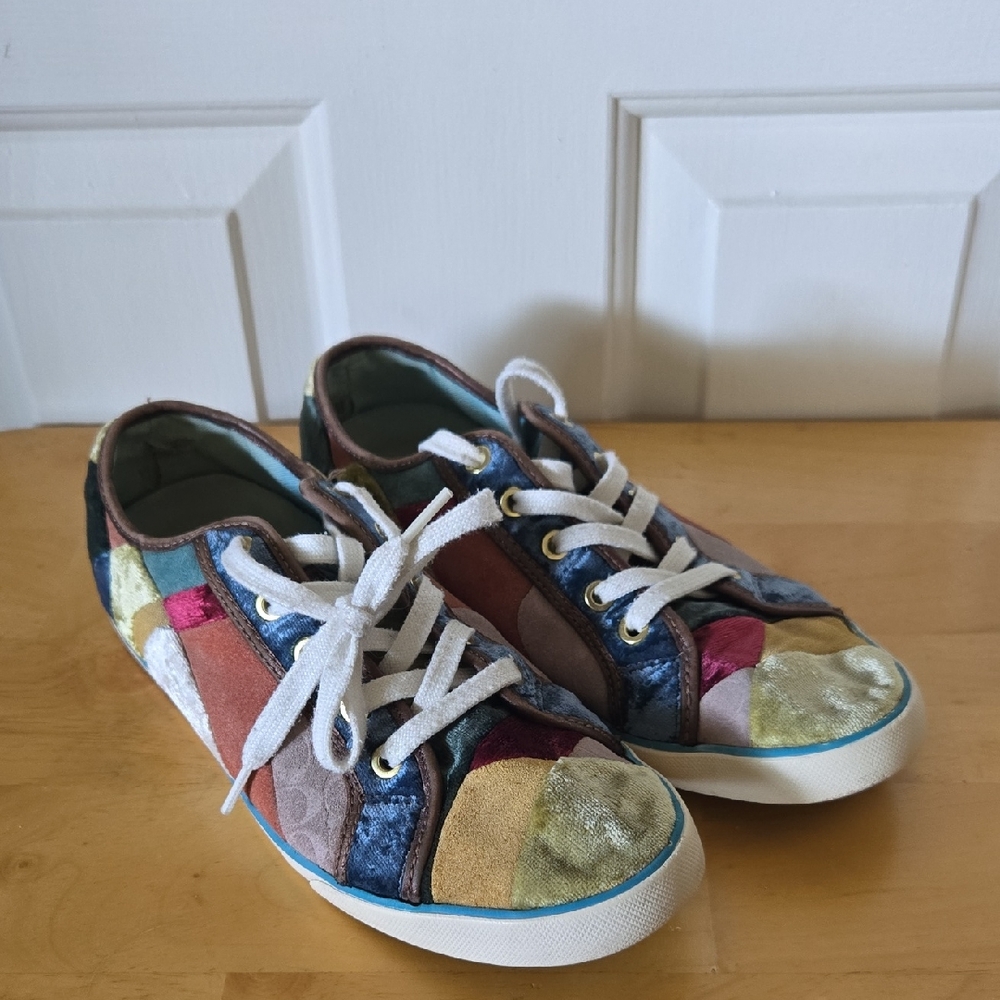 Coach Multicolor Patchwork Sneakers - image 2